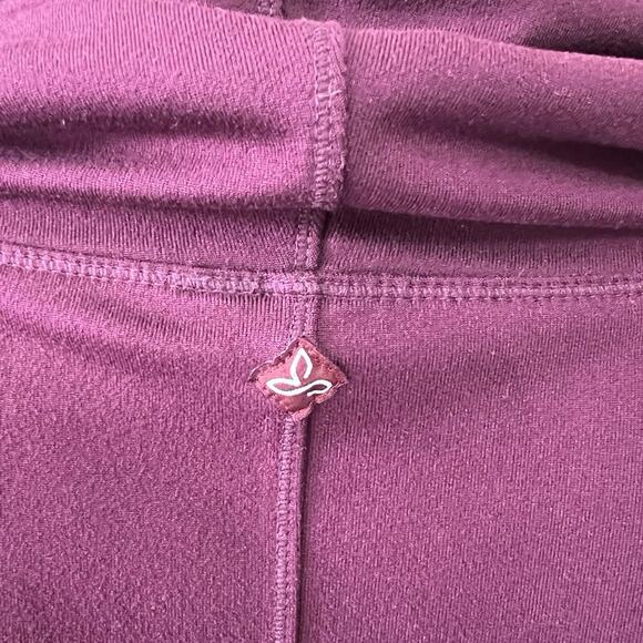 Prana Cornelia Pullover Sweatshirt Sz M Funnel Neck Maroon Loungewear activewear - Picture 7 of 9